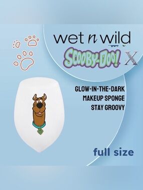 ⚡️🇺🇸🆕📦NIB WET N WILD X SCOOBY-DOO | Glow-in-the-Dark Sponge Stay Groovy